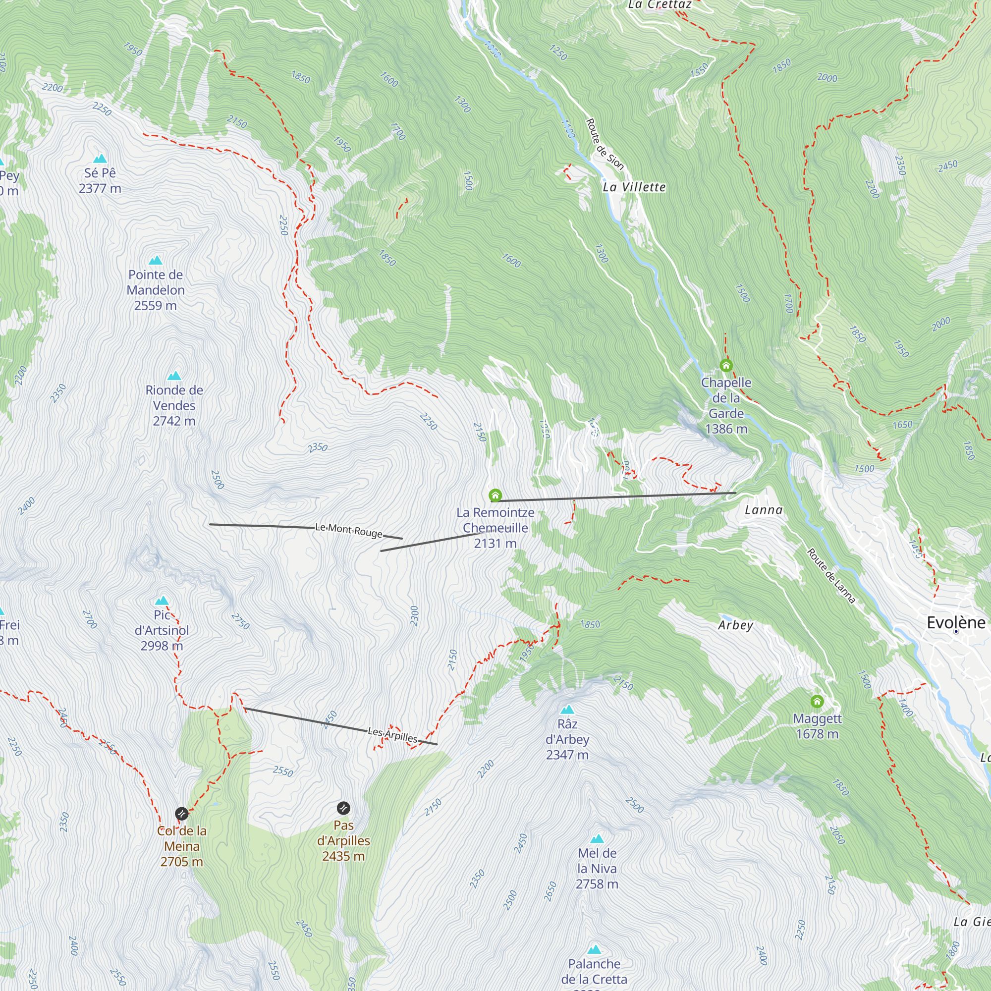 La Remointze Chemeuille map