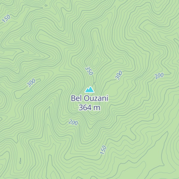 Map of Bel Ouzani