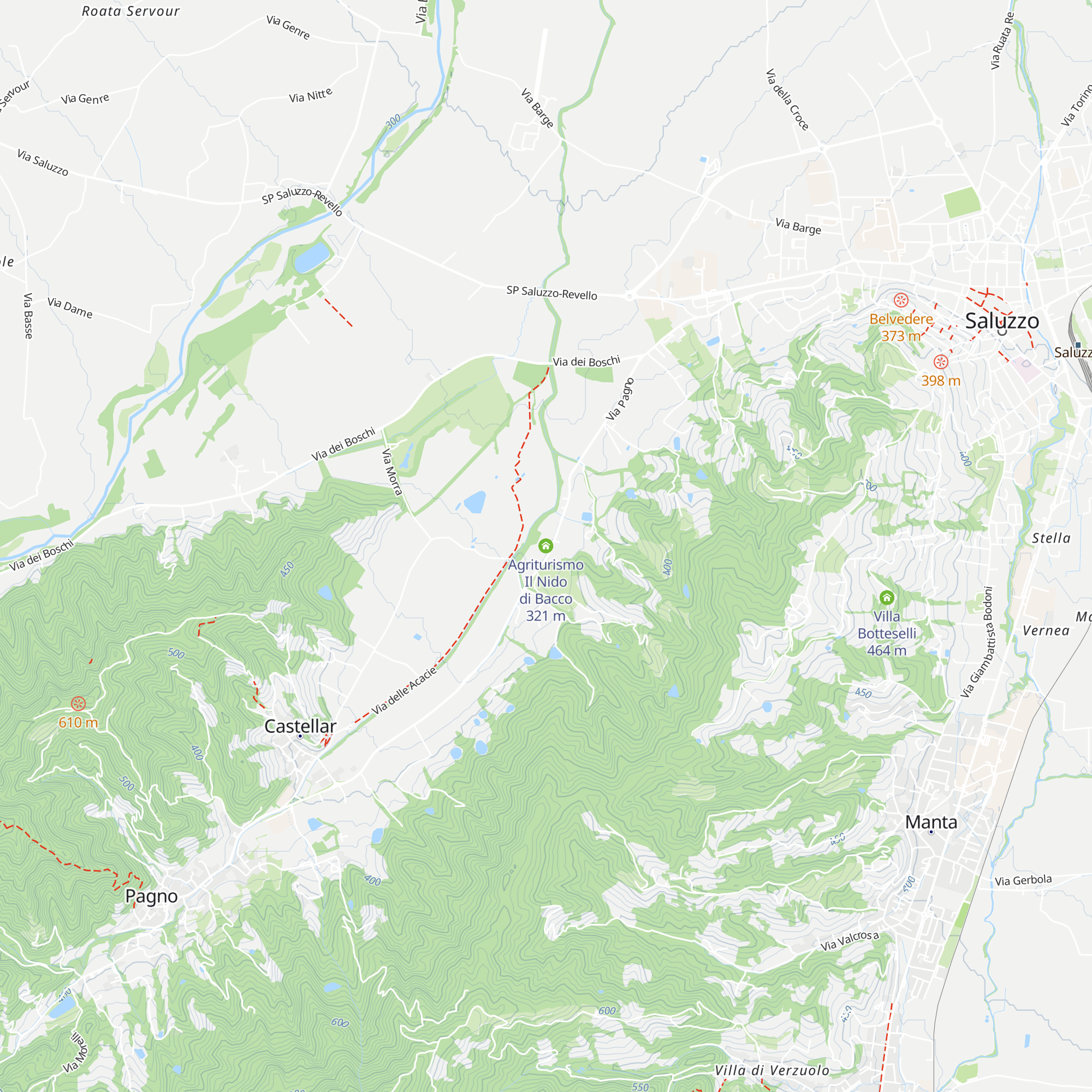 Agriturismo Il Nido di Bacco map