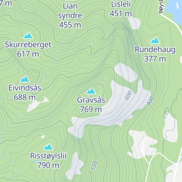 Map of Gravsås