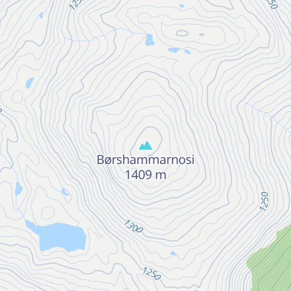 Map of Børshammarnosi