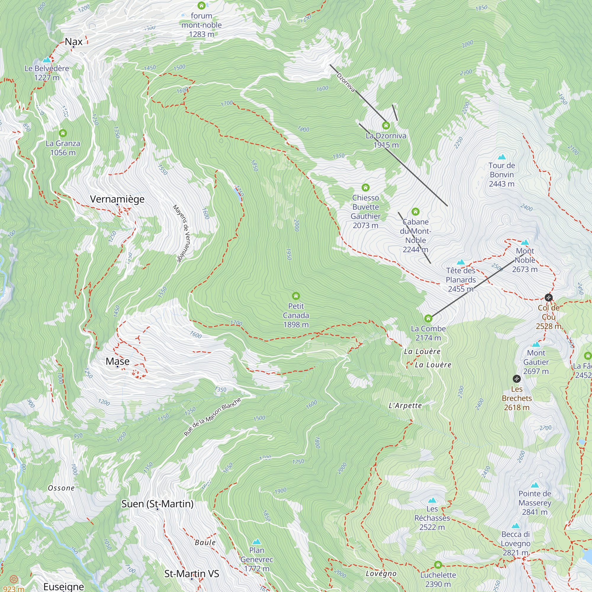 Petit Canada map
