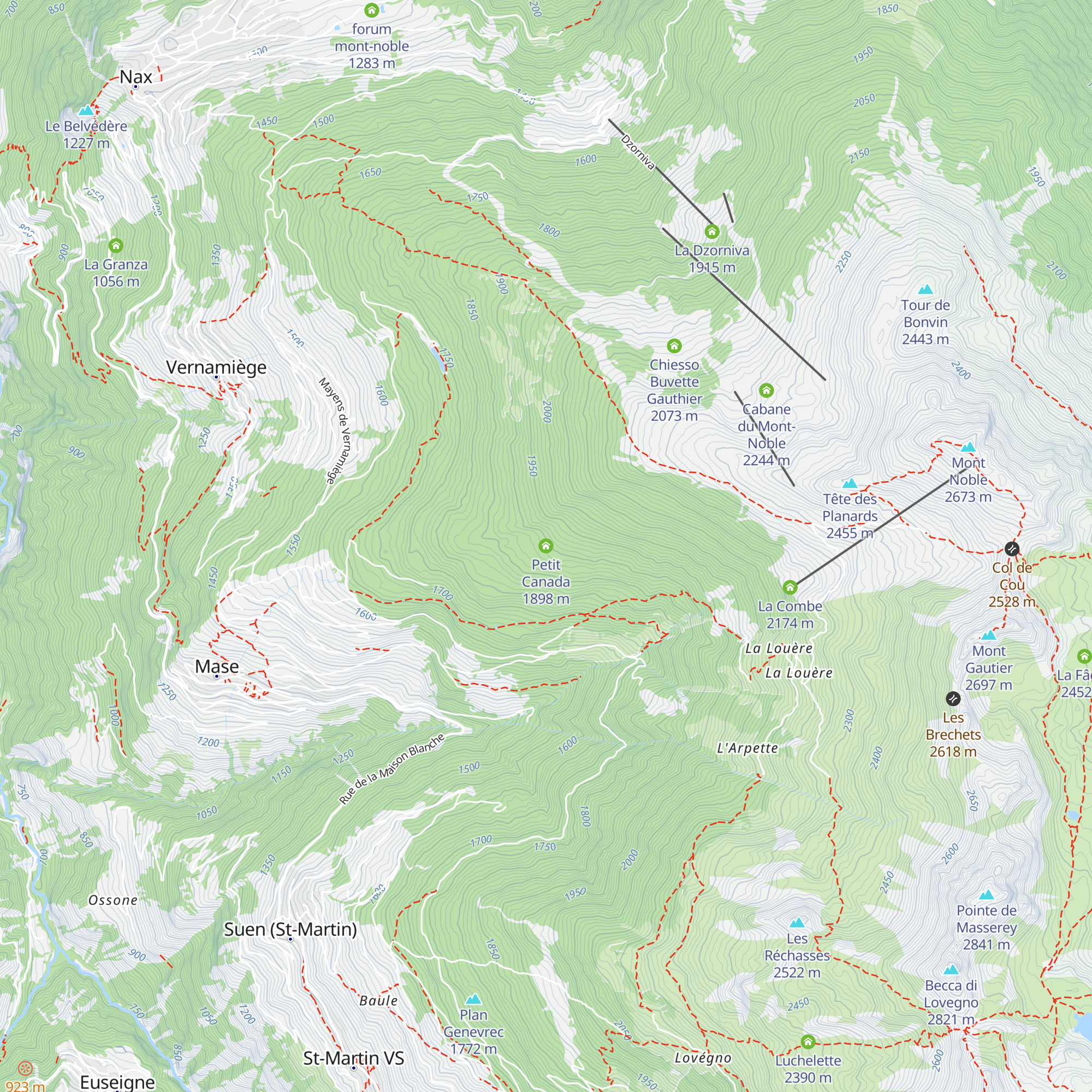 Petit Canada map
