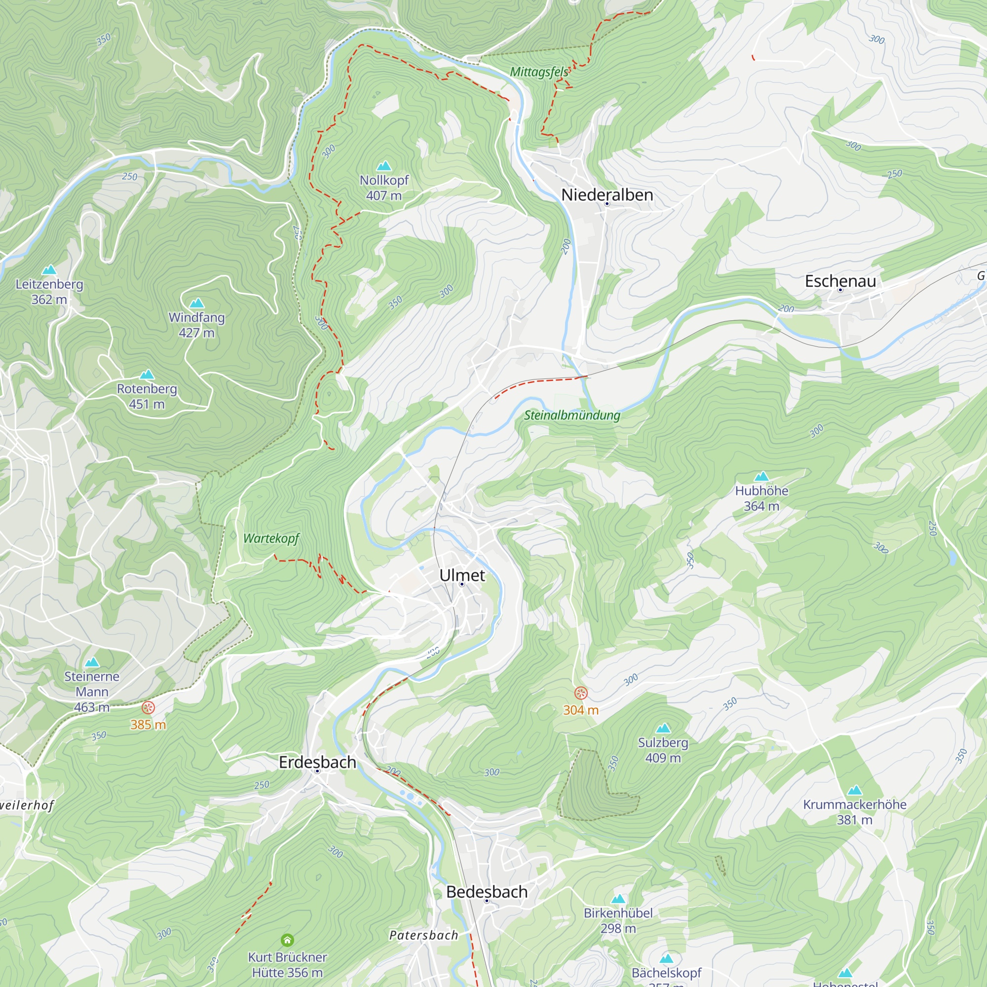 Fischerhütte map