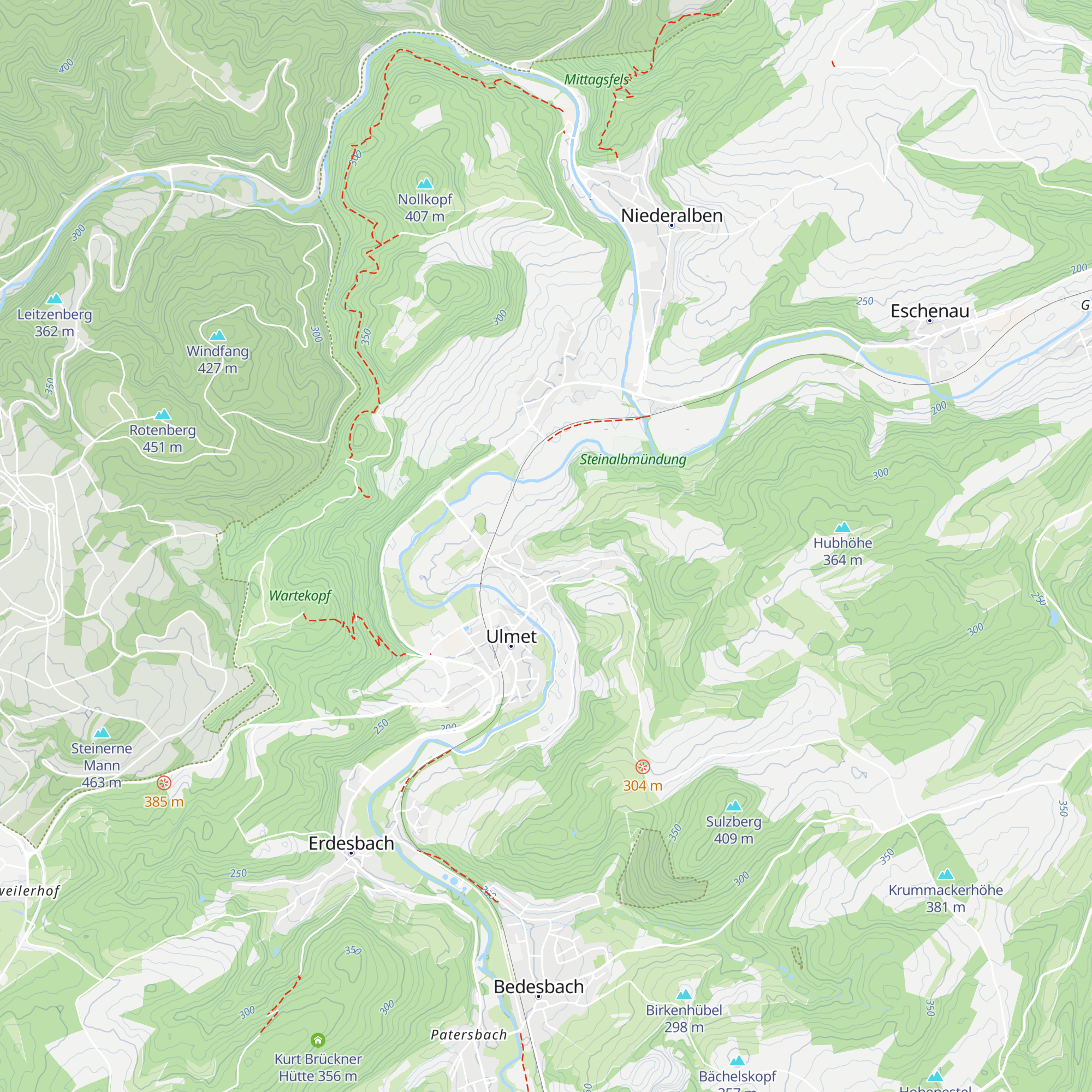 Fischerhütte map