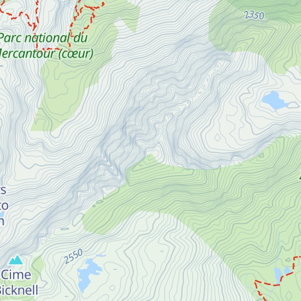 Map of Mont Sainte-Marie
