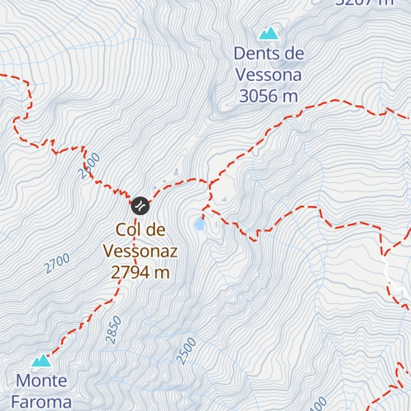 Map of Bivacco Rosaire et Clermont