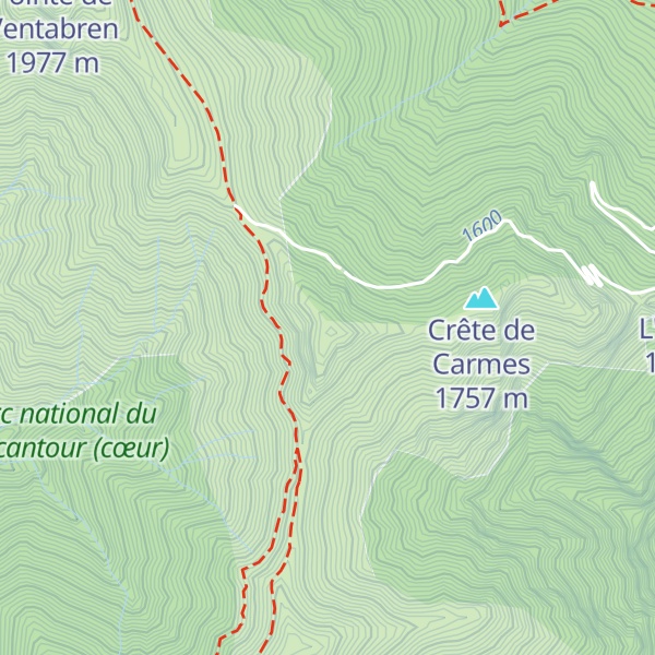 Map of Cime de Gonella