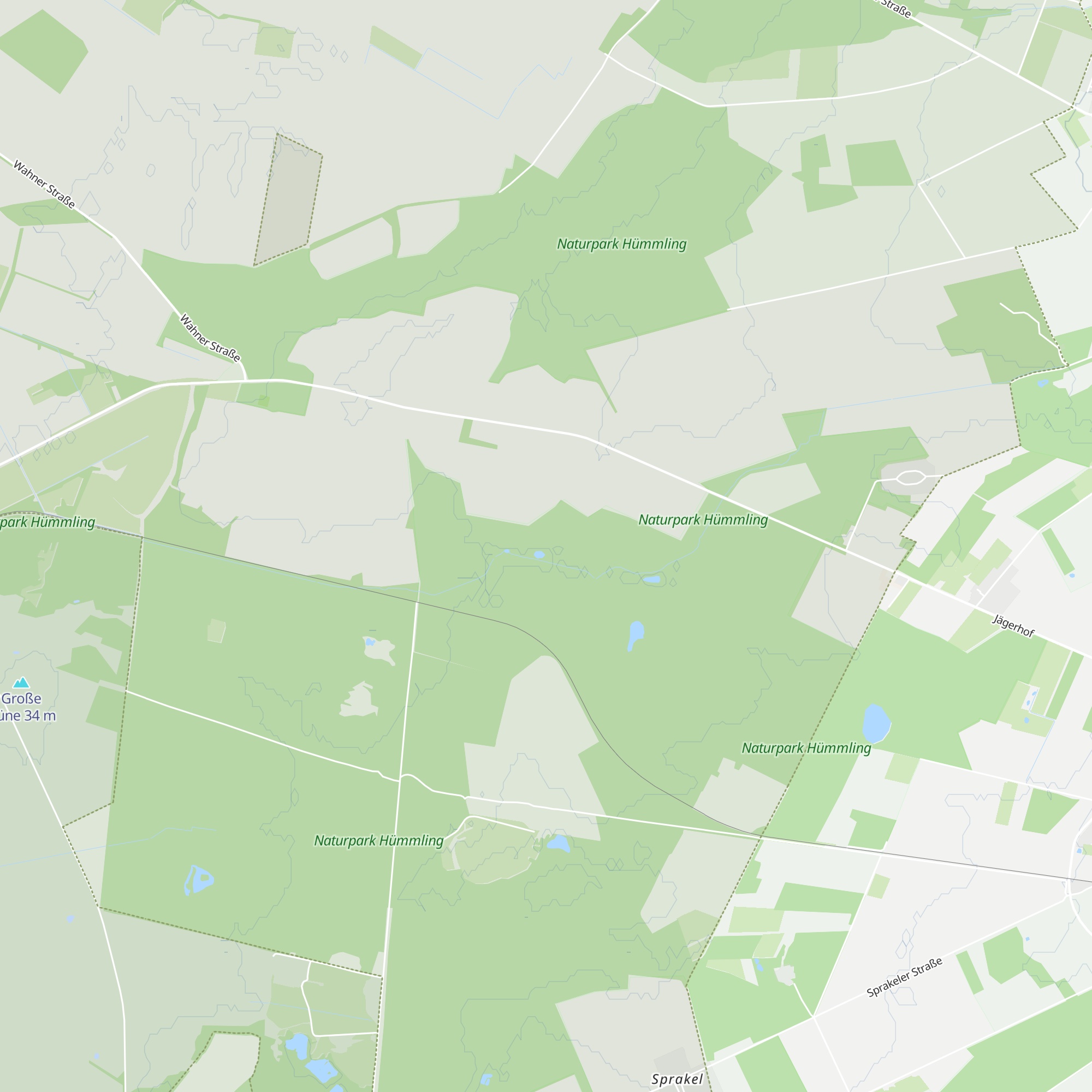 Schutzhütte Sprakeler Forst map