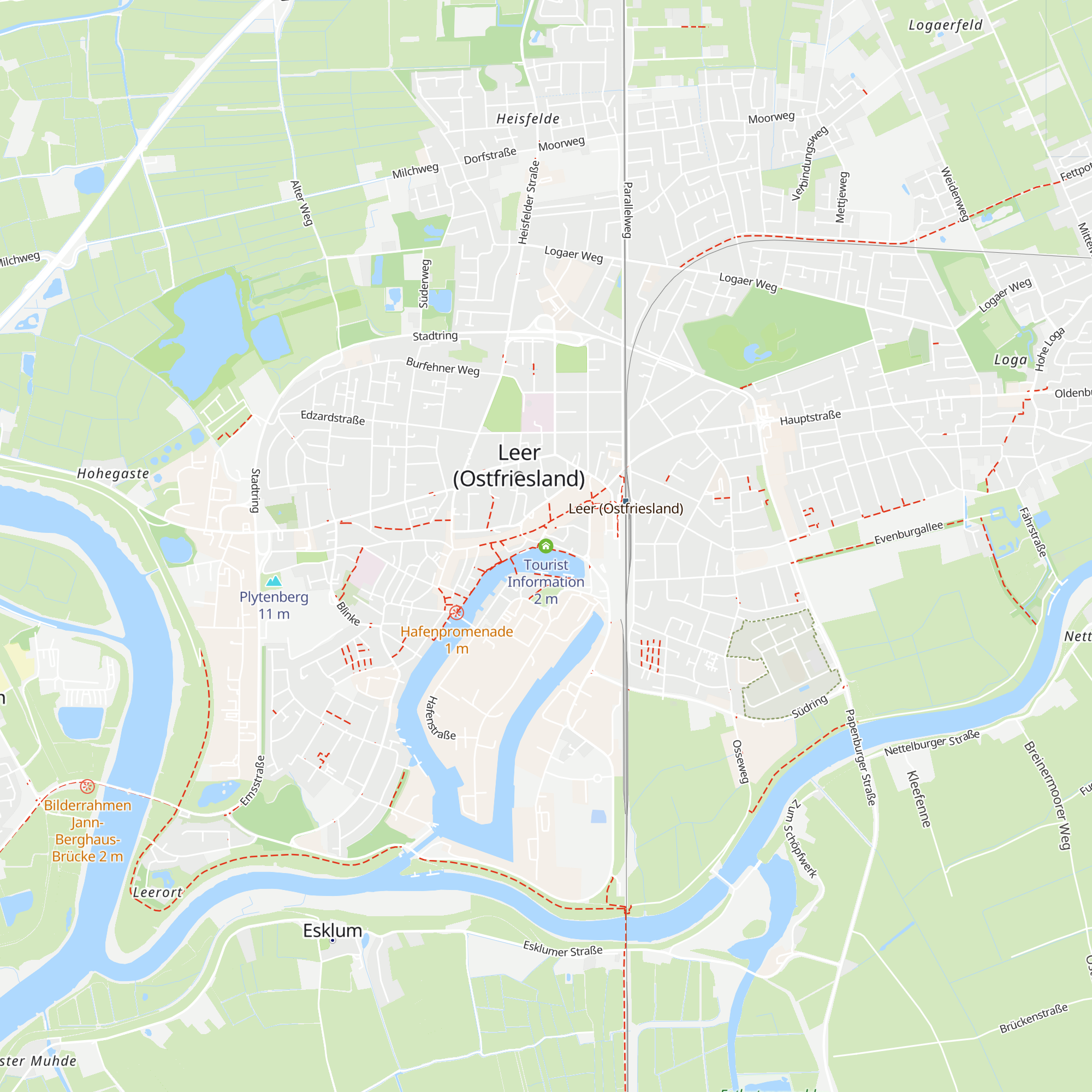 Tourist Information map