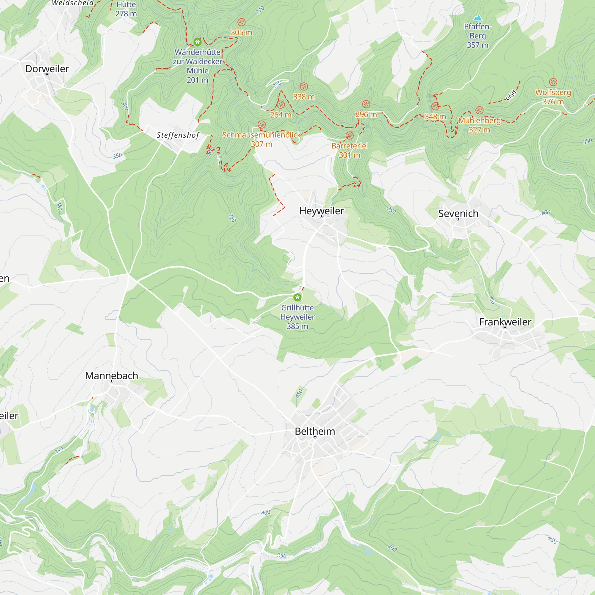 Grillhütte Heyweiler map