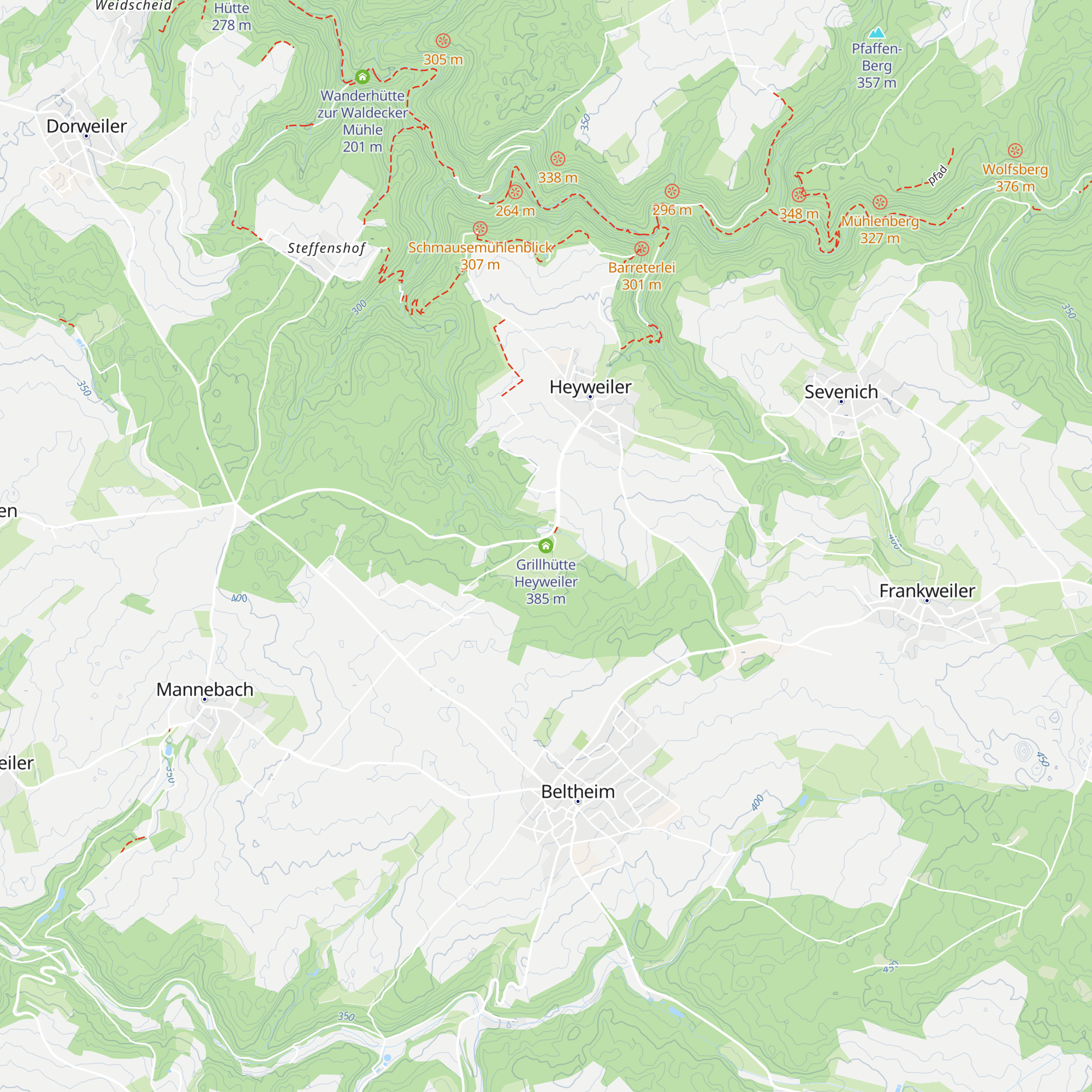 Grillhütte Heyweiler map