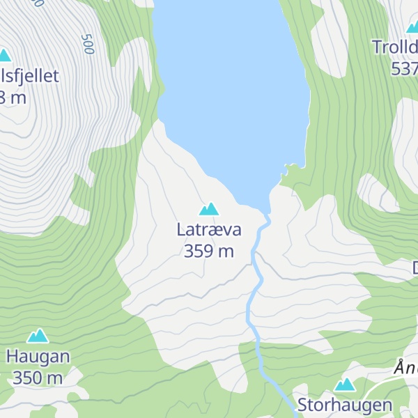 Map of Latræva