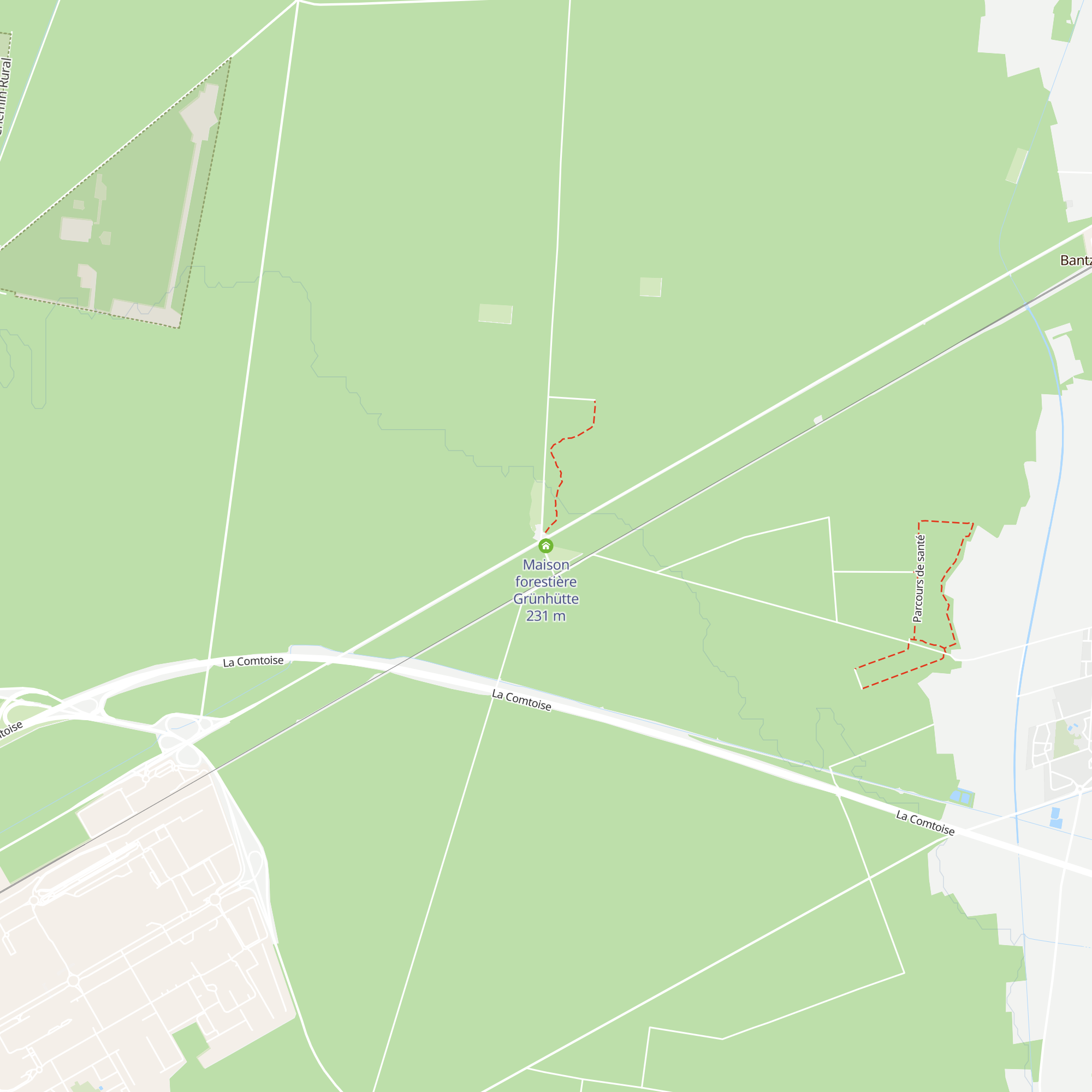Maison forestière Grünhütte map