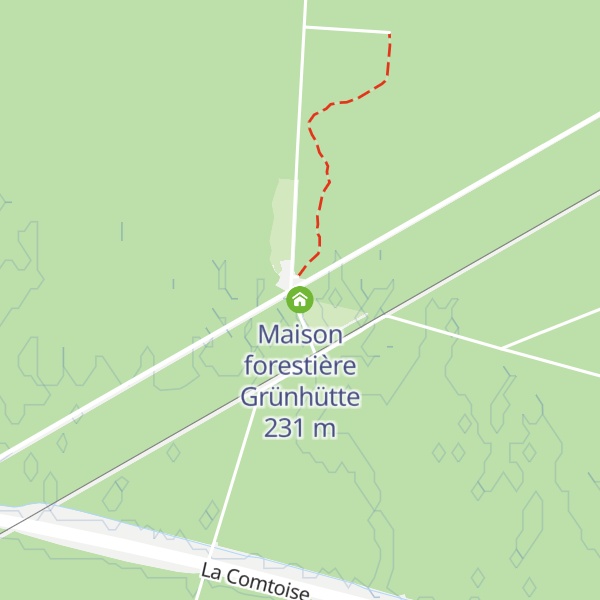 Map of Maison forestière Grünhütte