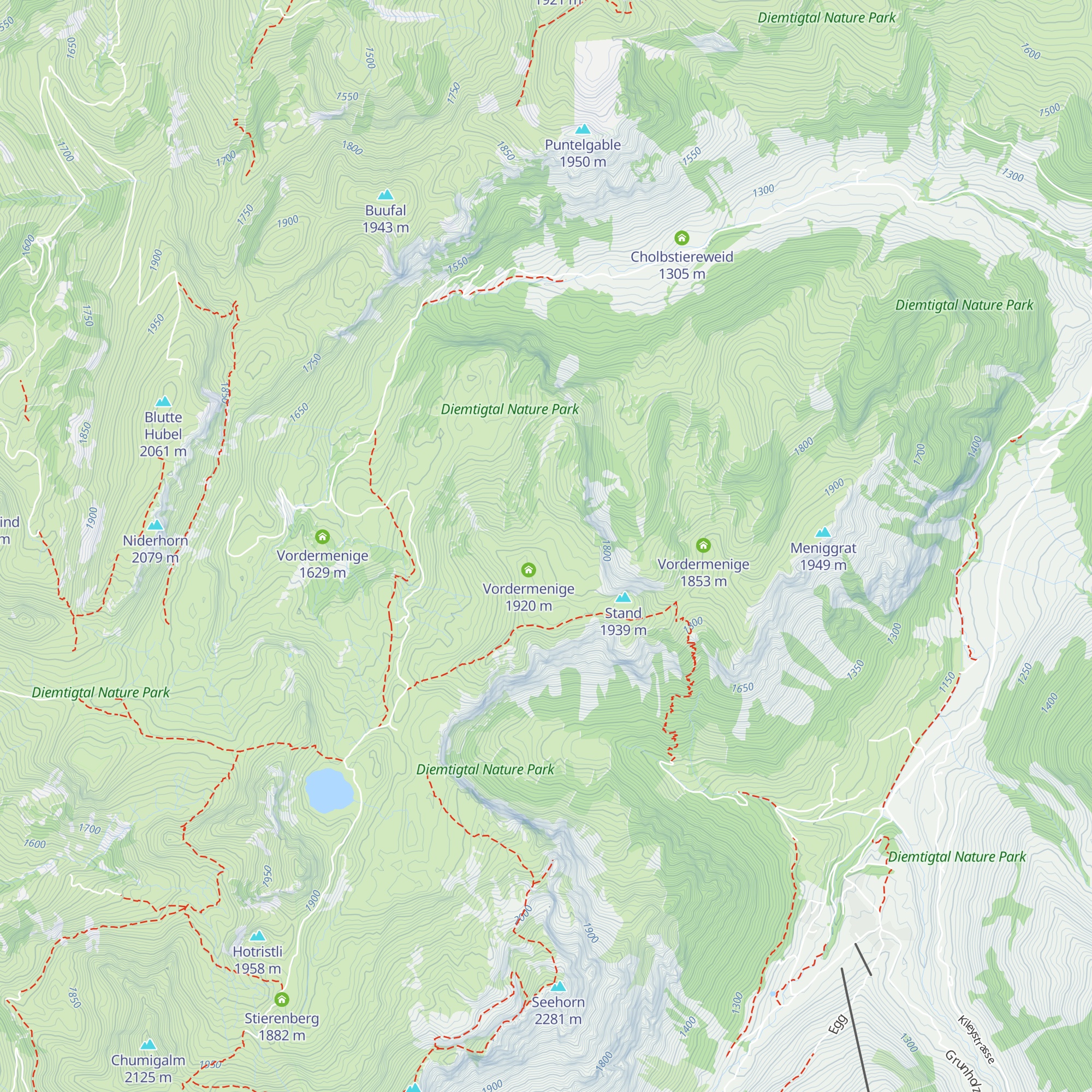Vordermenige map