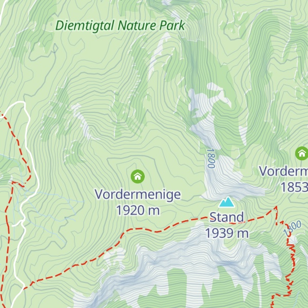 Map of Vordermenige