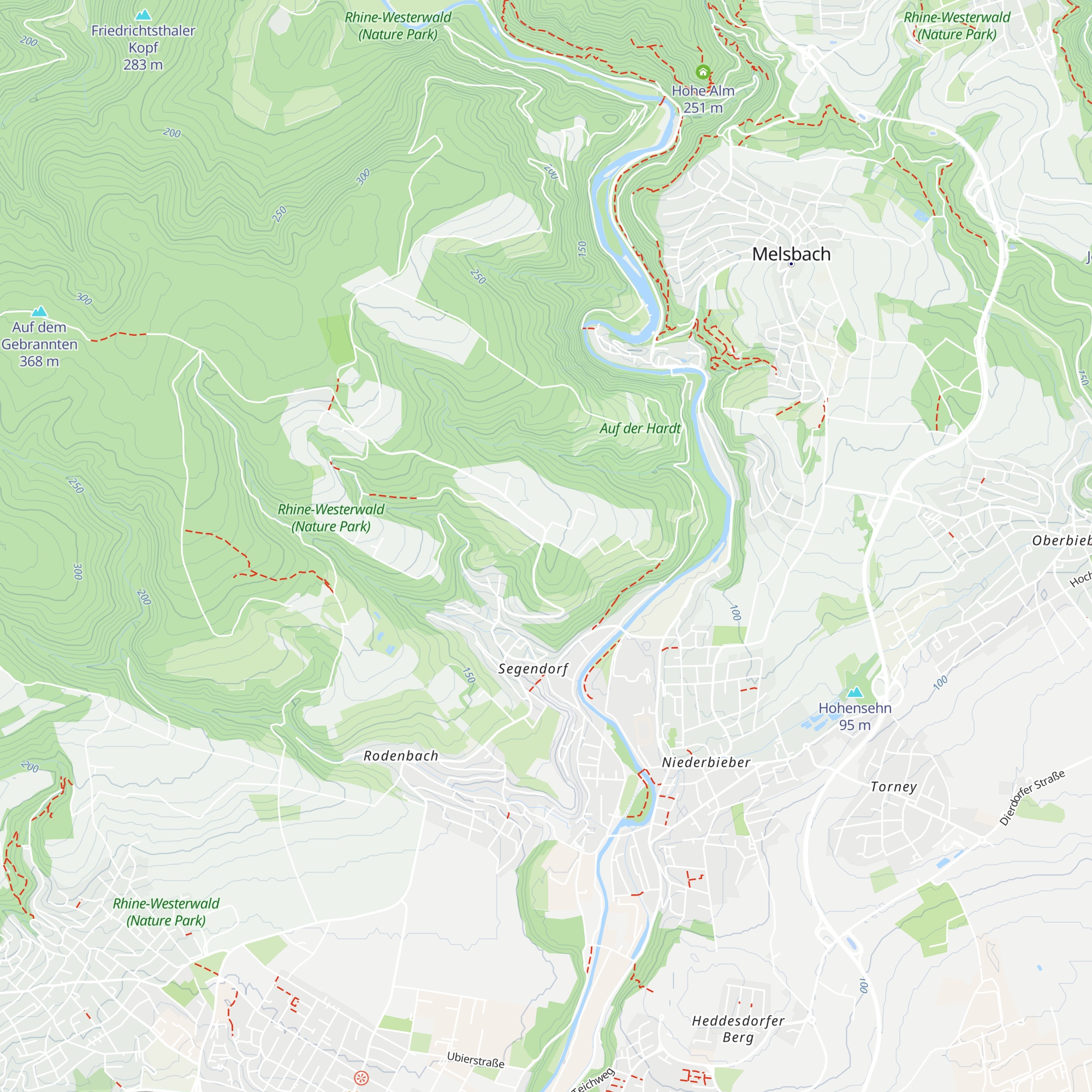 Parkhütte map