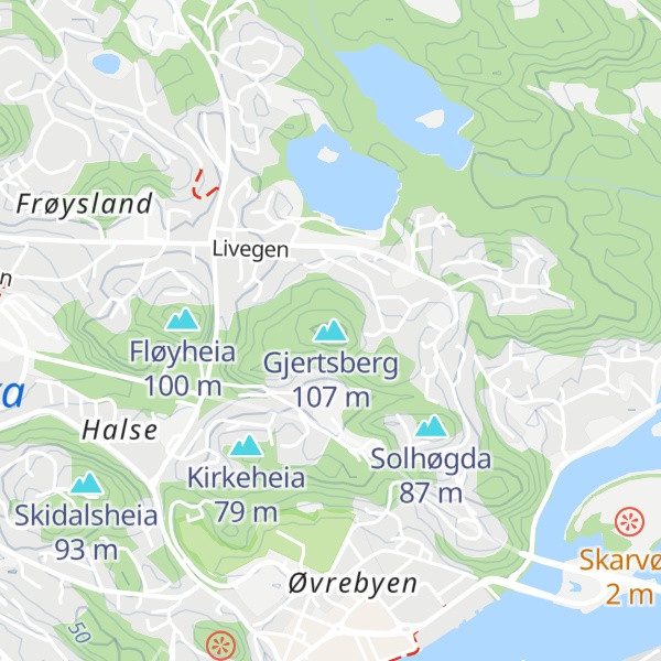Map of Gjertsberg