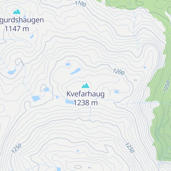 Map of Kvefarhaug