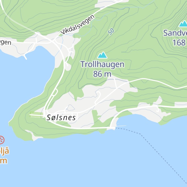 Map of Gjertrudhammaren