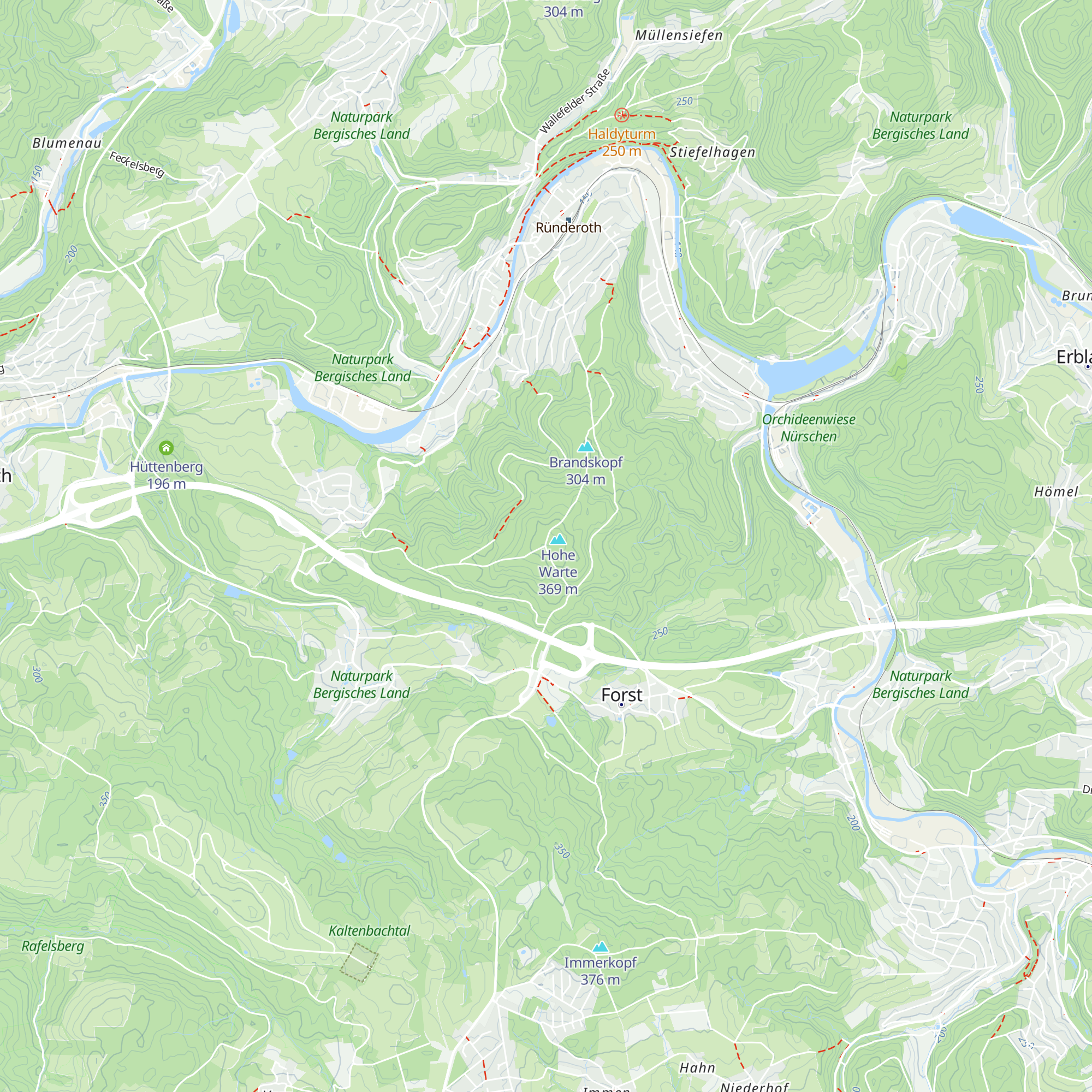 Paul-Claudius-Hütte map