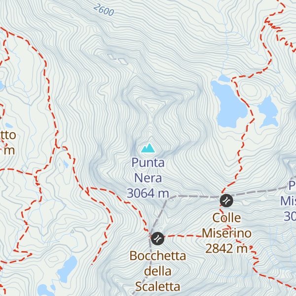 Map of Punta Nera