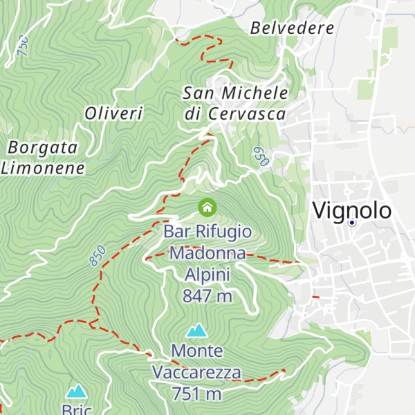 Map of Bar Rifugio Madonna Alpini