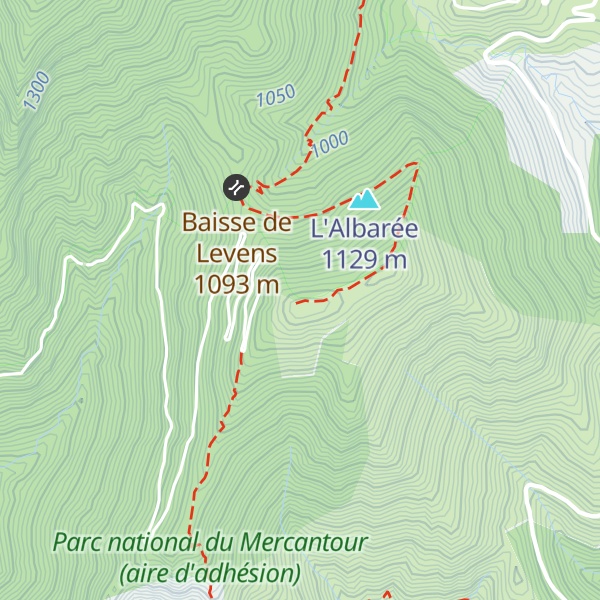 Map of Mont Gros