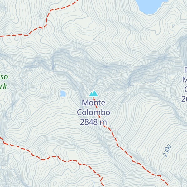 Map of Monte Colombo