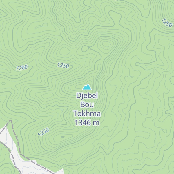 Map of Djebel Bou Tokhma