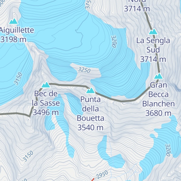 Map of Punta della Bouetta