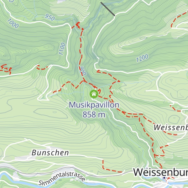 Map of Musikpavillon
