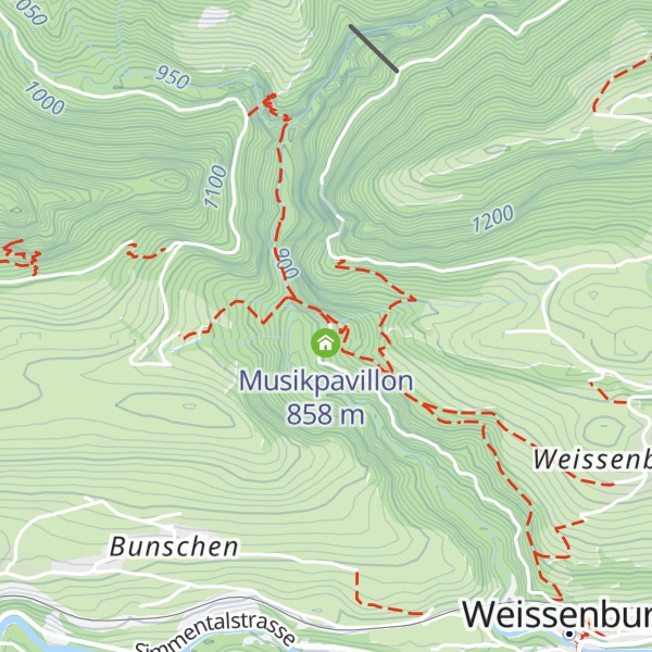 Map of ehemaliges Weissenburg Bad