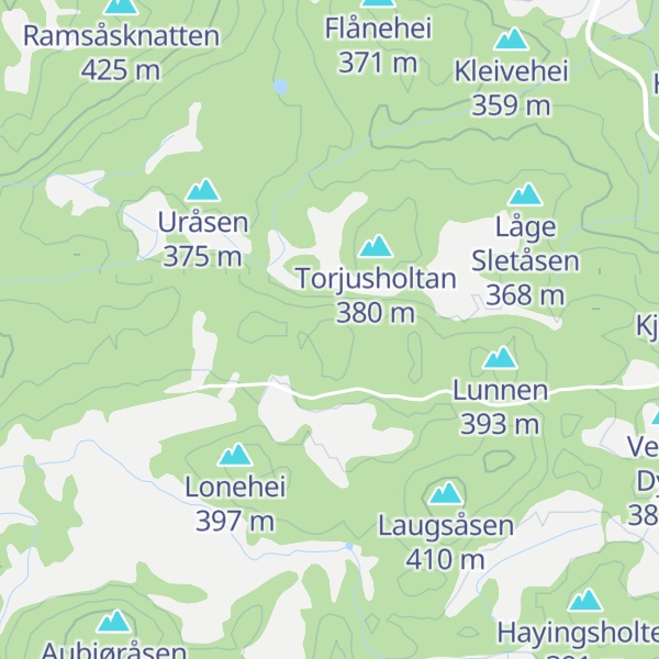 Map of Langåsen