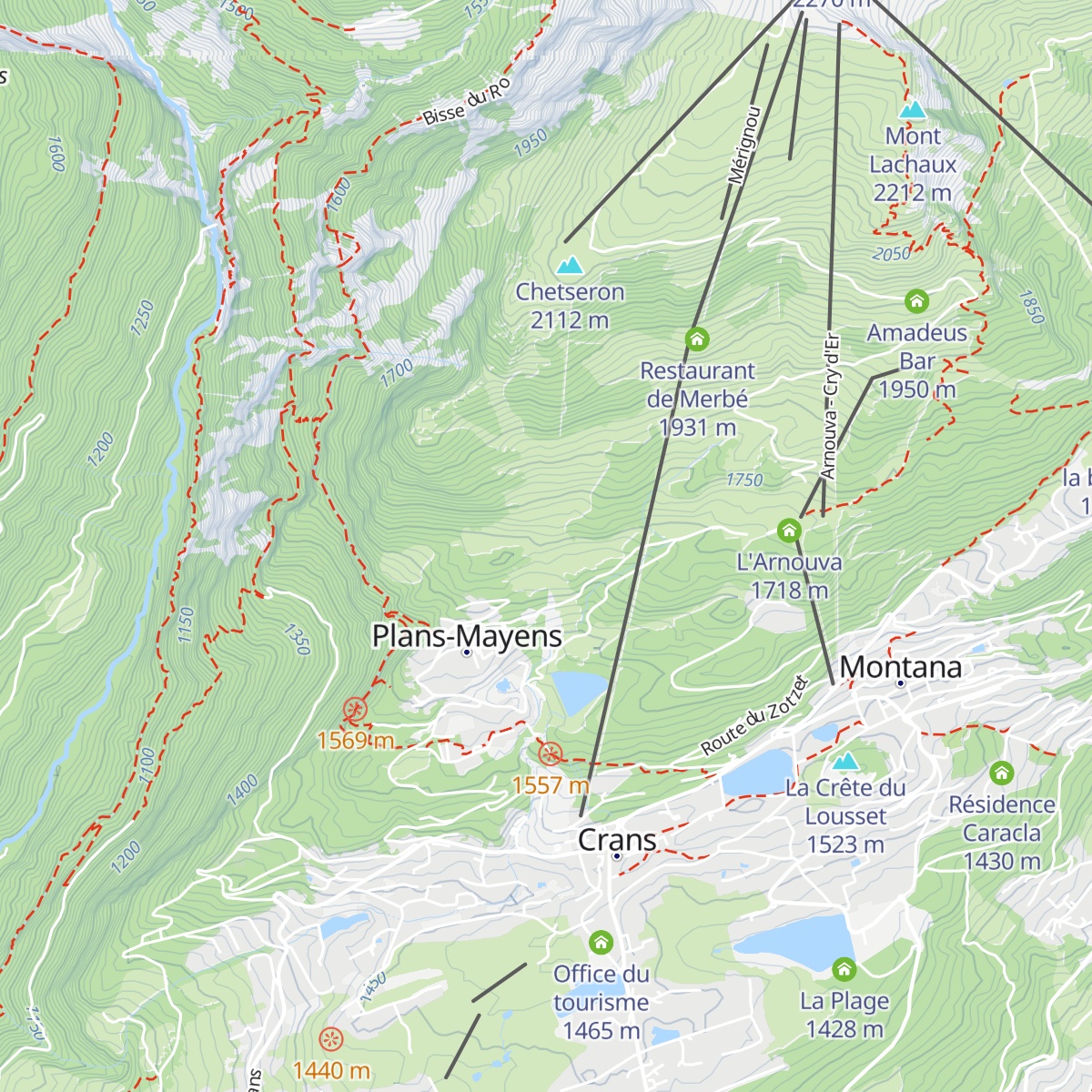 Chez Erwin map
