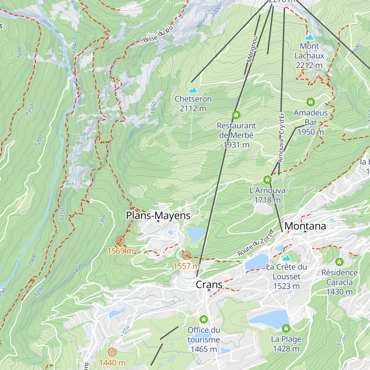 Chez Erwin map