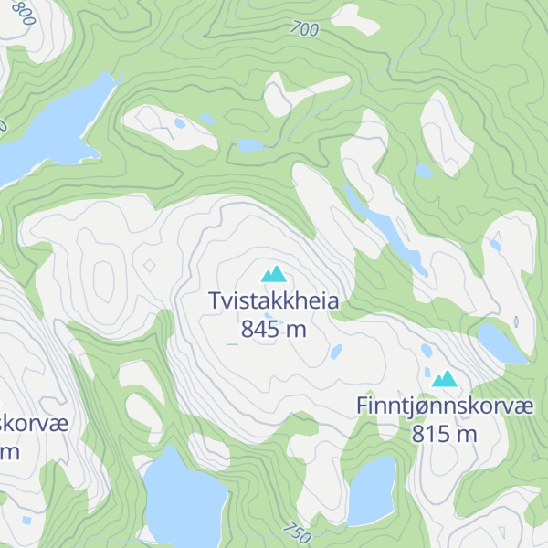 Map of Tvistakkheia