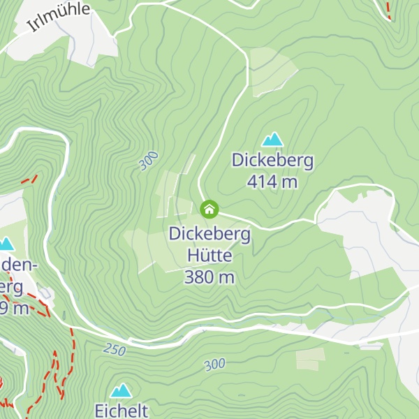 Map of Dickeberg Hütte