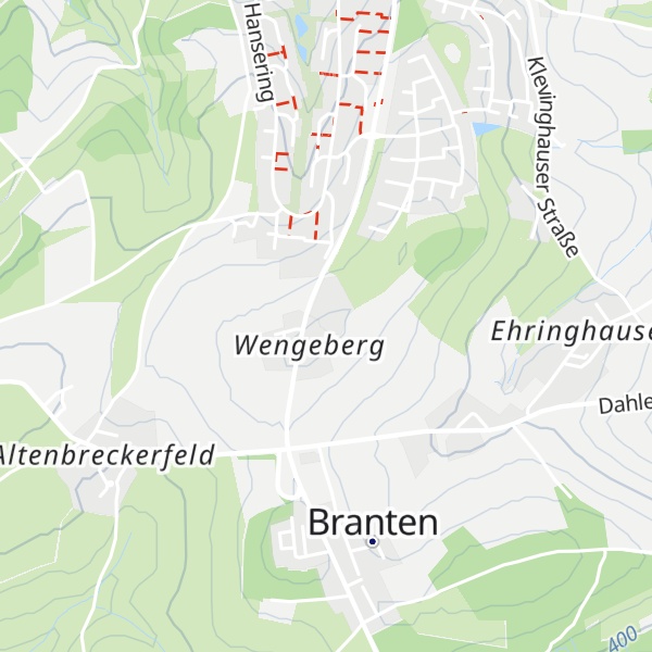 Map of Wengeberg