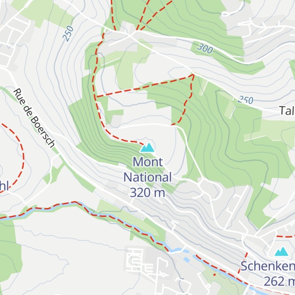 Map of Mont National