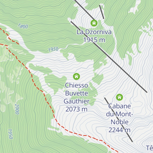 Map of Chiesso Buvette Gauthier