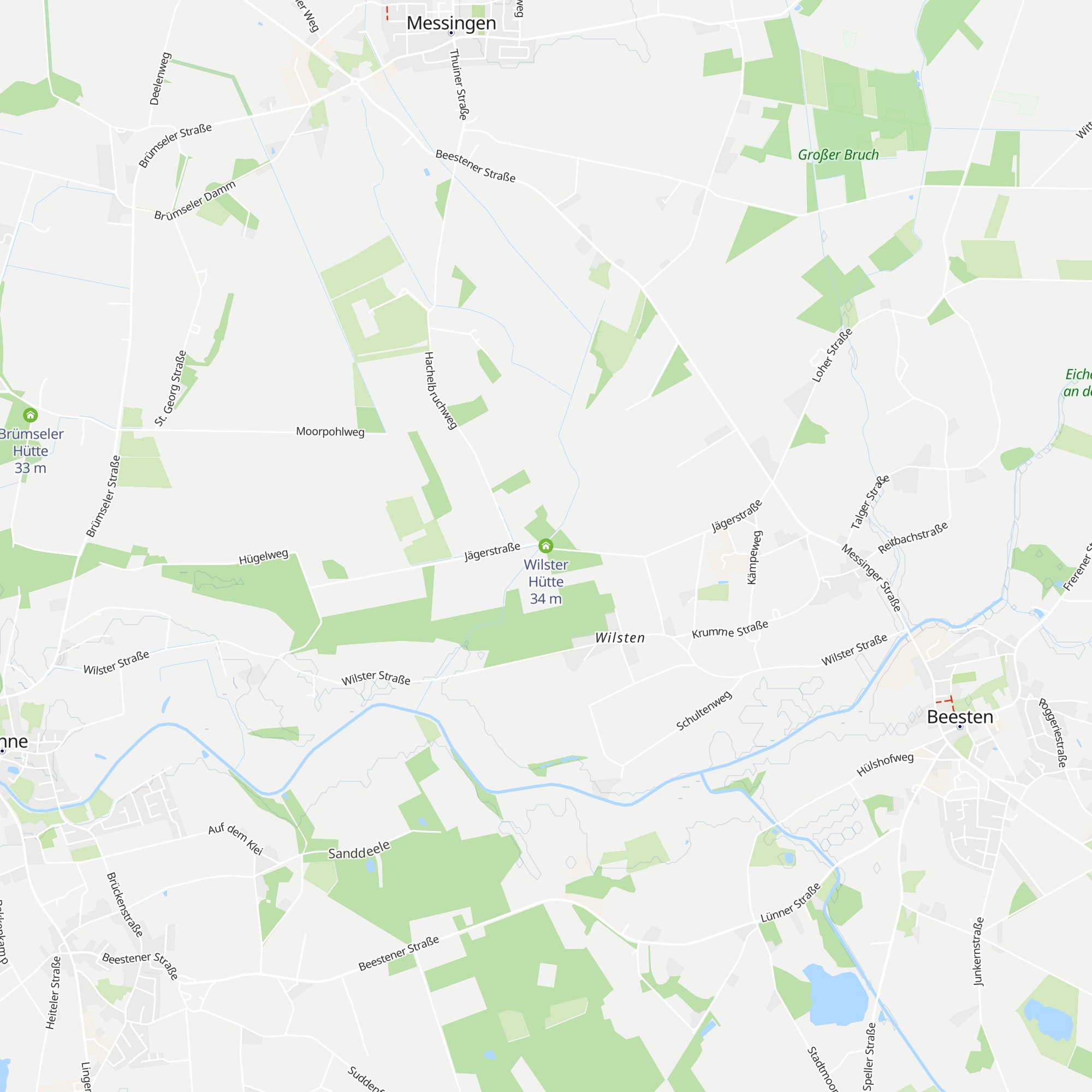 Wilster Hütte map