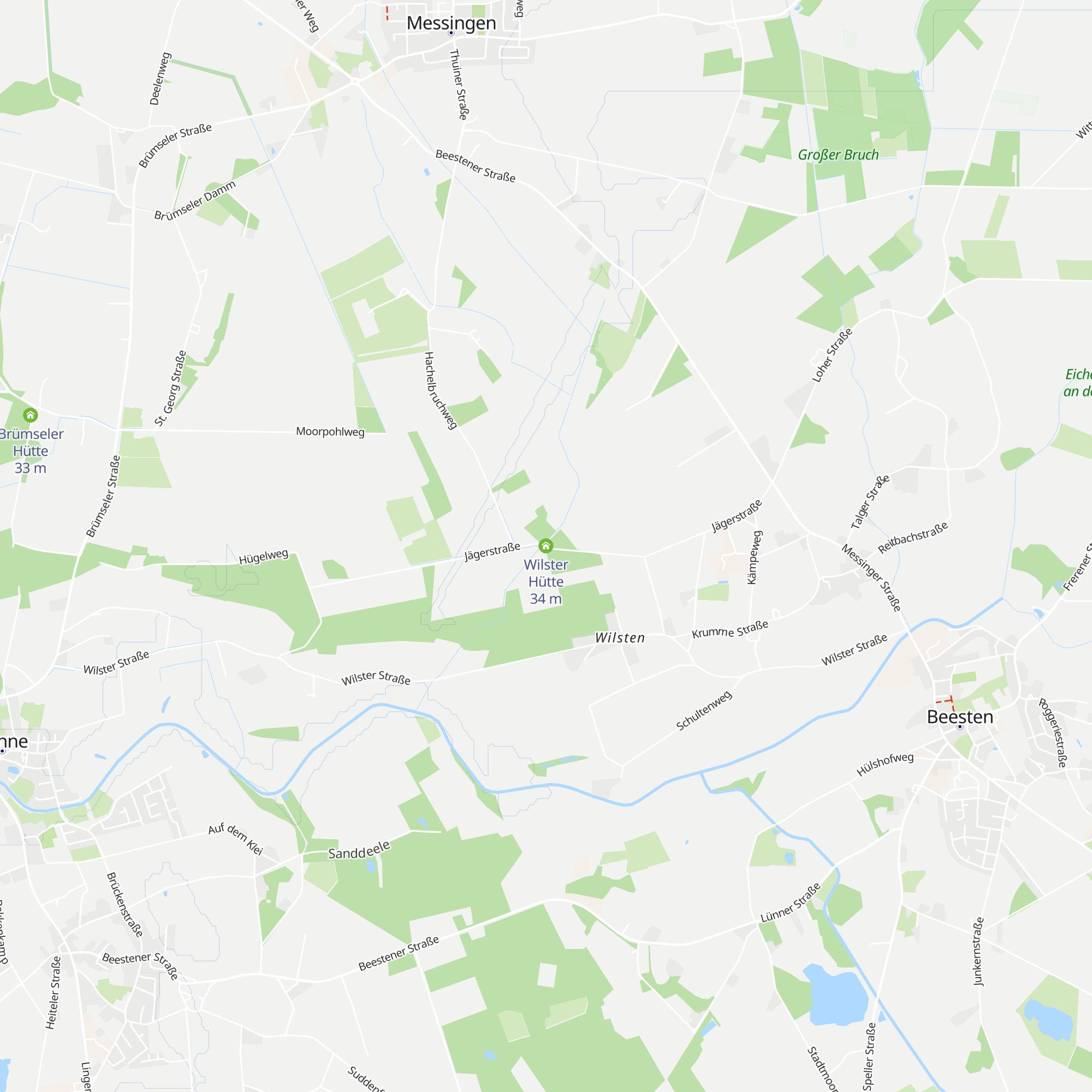 Wilster Hütte map