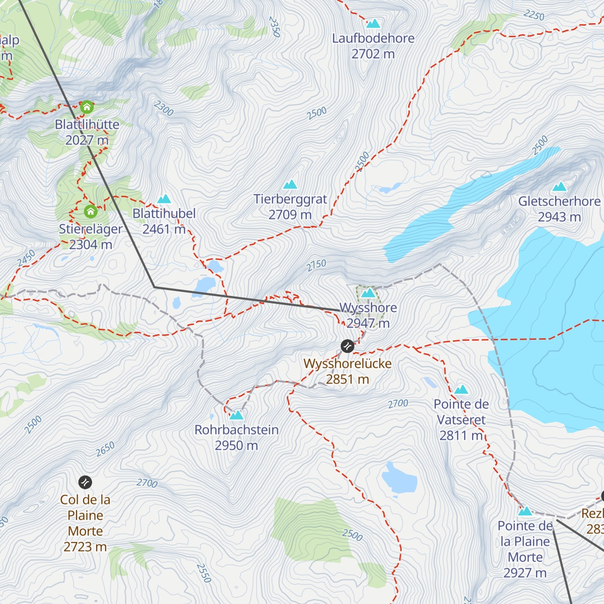 Wildstrubelhütte map