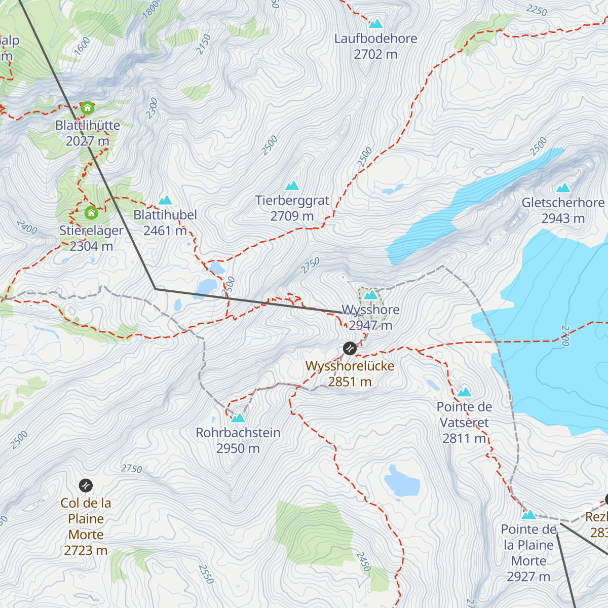 Wildstrubelhütte map