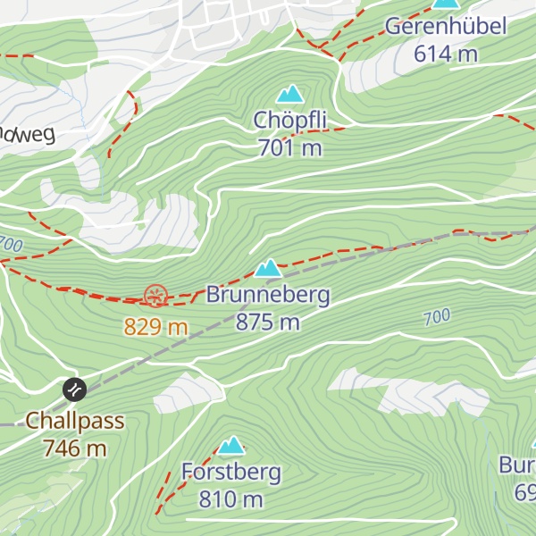 Map of Brunneberg