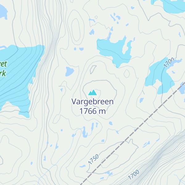 Map of Vargebreen