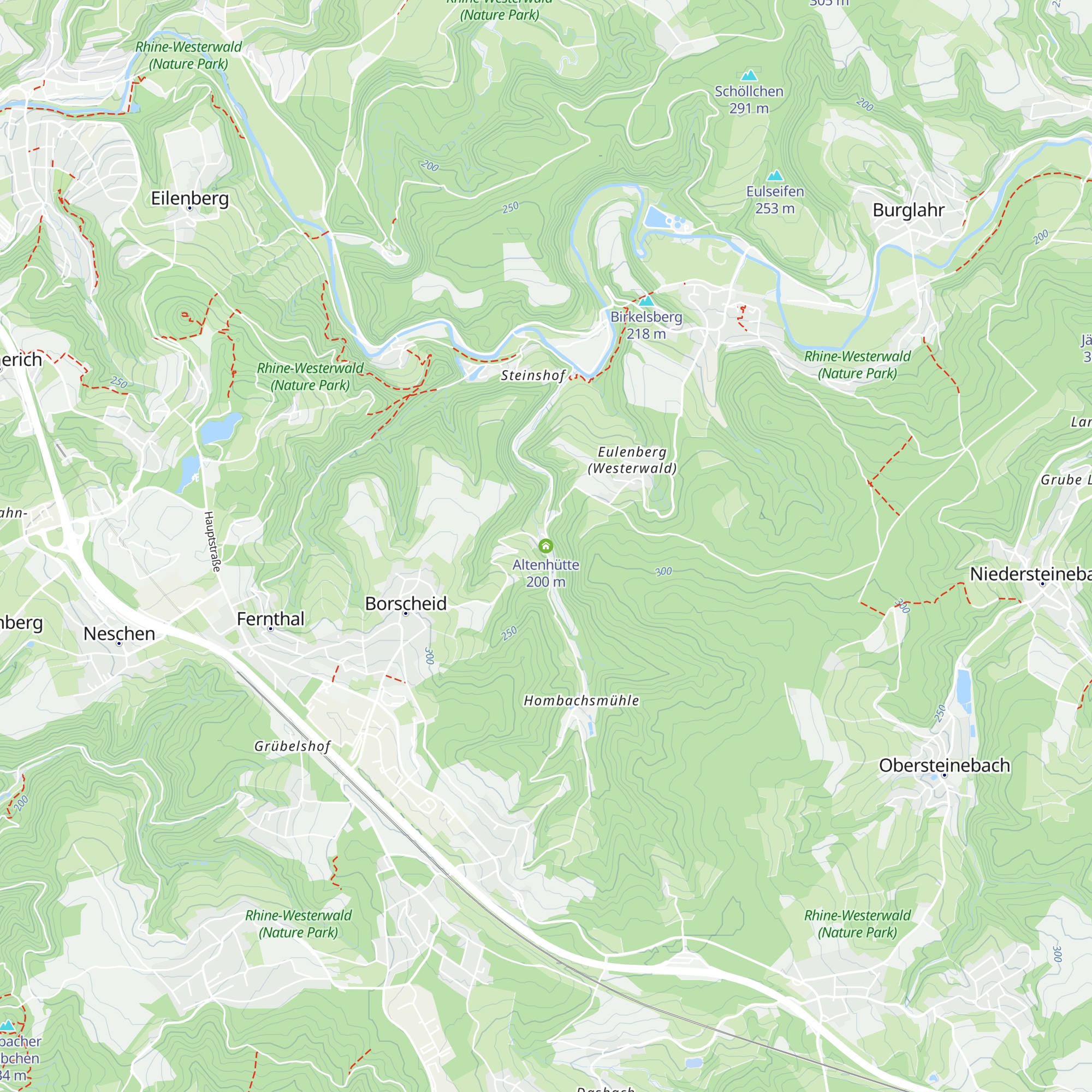 Altenhütte map