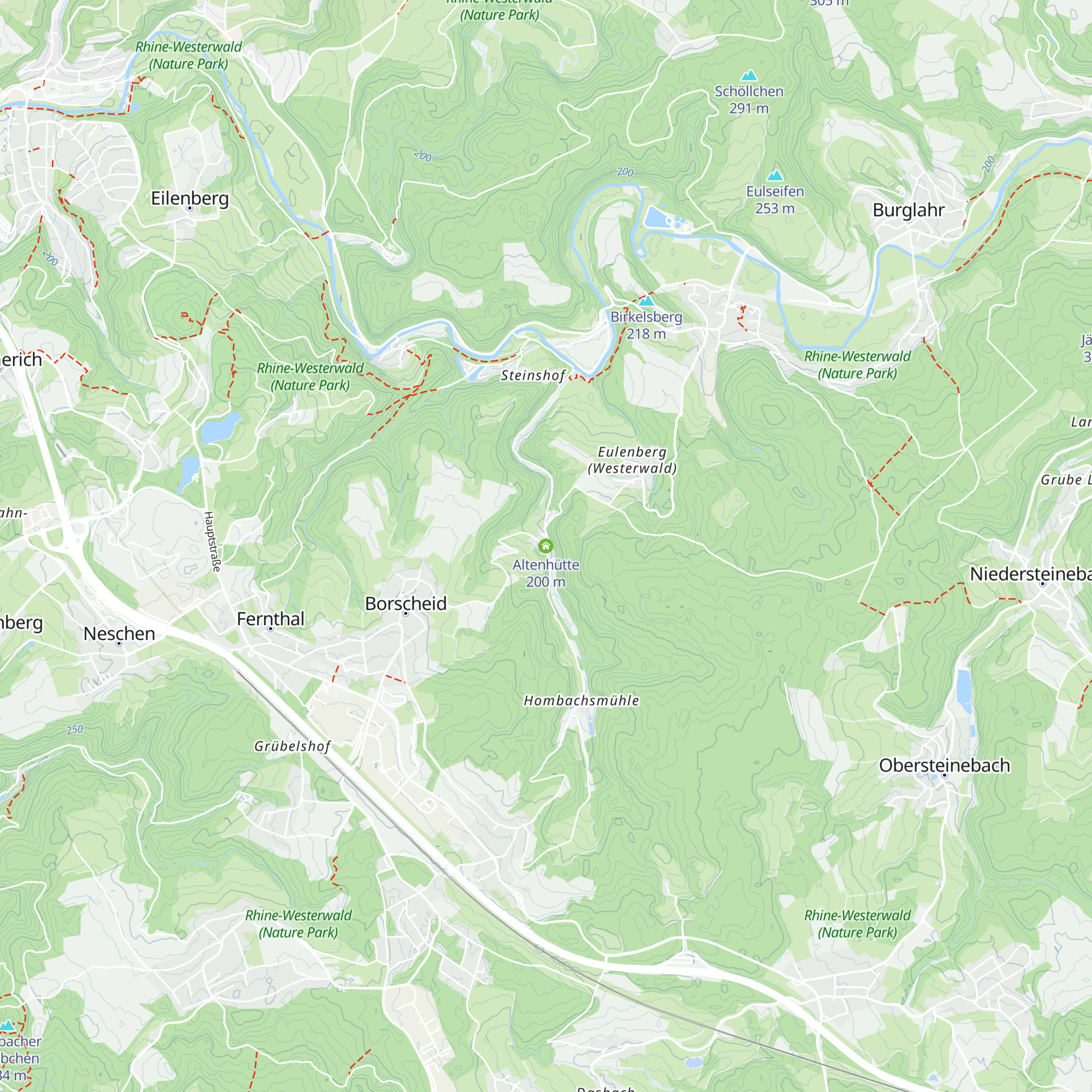 Altenhütte map